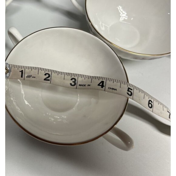 Royal Tara Book Of Kells Ireland Bone China Saucers Bowls With Handles Celtic - Picture 4 of 6